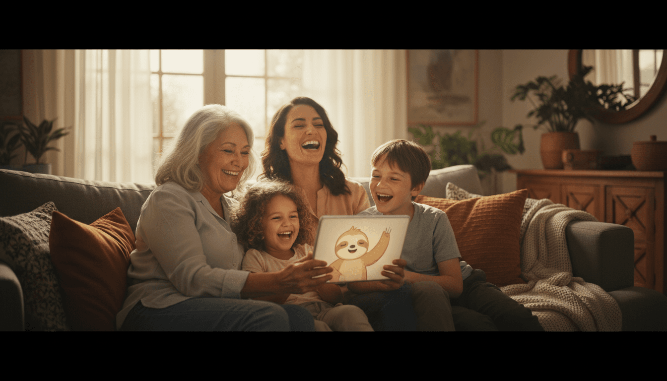 Family reviewing insurance coverage plans together