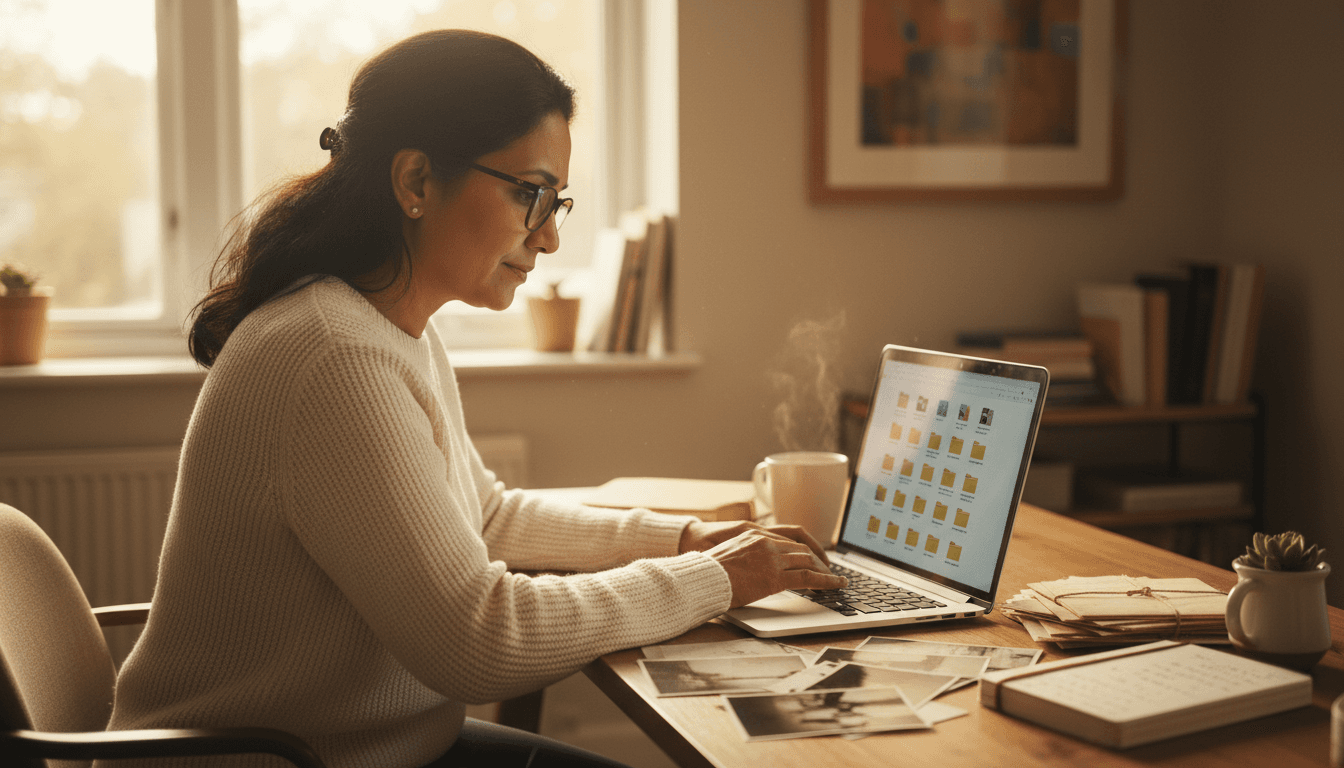 Professional reviewing insurance coverage options at home office