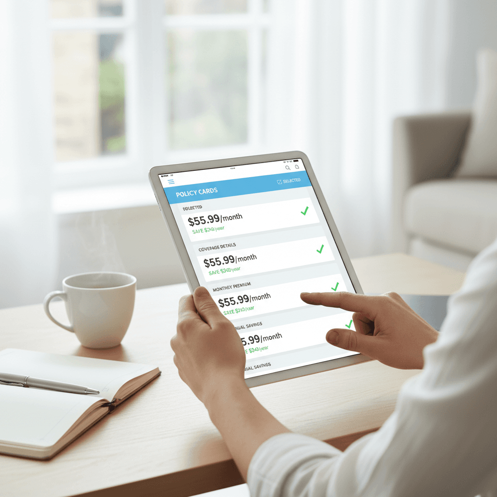 Individual submitting insurance claim via smartphone