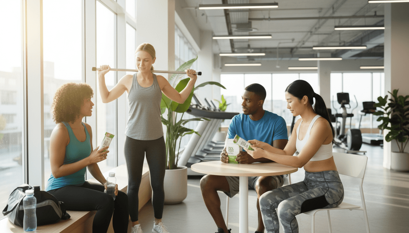 Active individual at gym representing wellness-focused coverage